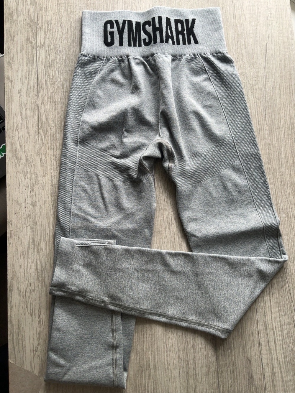 Gymshark Flex High Waisted Seamless Leggings Heather Gray Marl Women’s Small